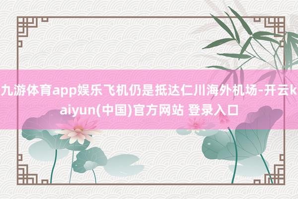 九游体育app娱乐飞机仍是抵达仁川海外机场-开云kaiyun(中国)官方网站 登录入口